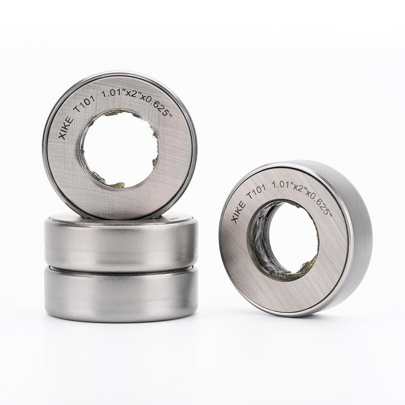 Xike 4Pcs T101/904A1 Thrust Tapered Roller Bearings, 1.01" ID x 2" OD x 0.625" Wide, for a Variety of Drivelines and Rotating Equipment - Image 2